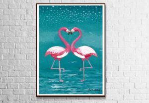 Flamingo Love