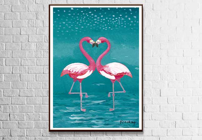 Flamingo Love